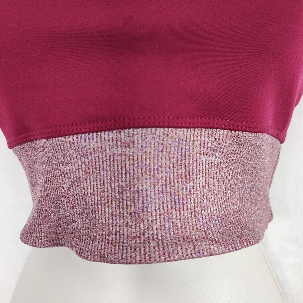 Eleven Venus Williams Workout Shine Racerback Tennis Sports Bra Size S Red NWOT - Picture 2 of 8